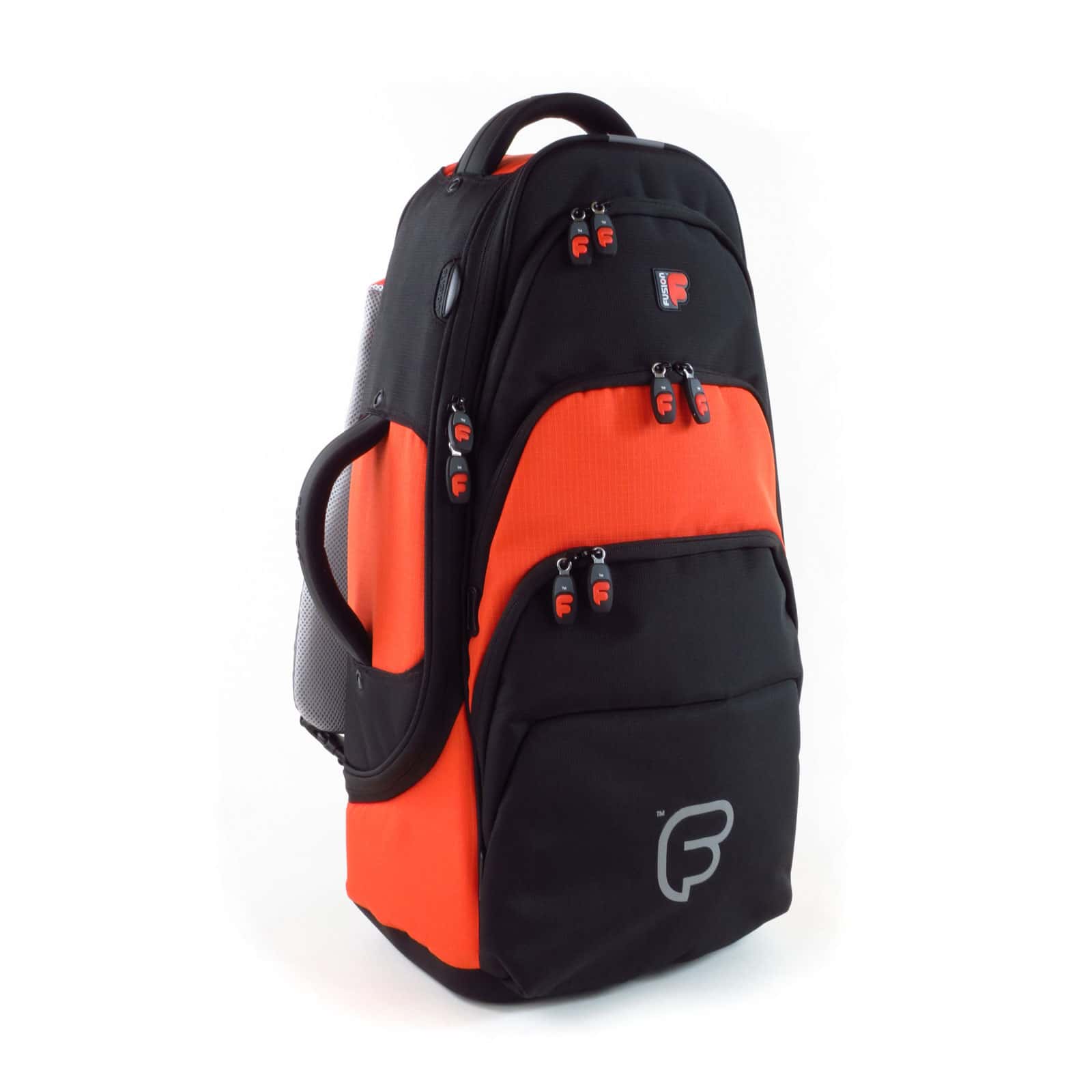 FUSION BAGS HOUSSE CORNET TENOR / ALTO NOIRE ET ORANGE PB-03-O 