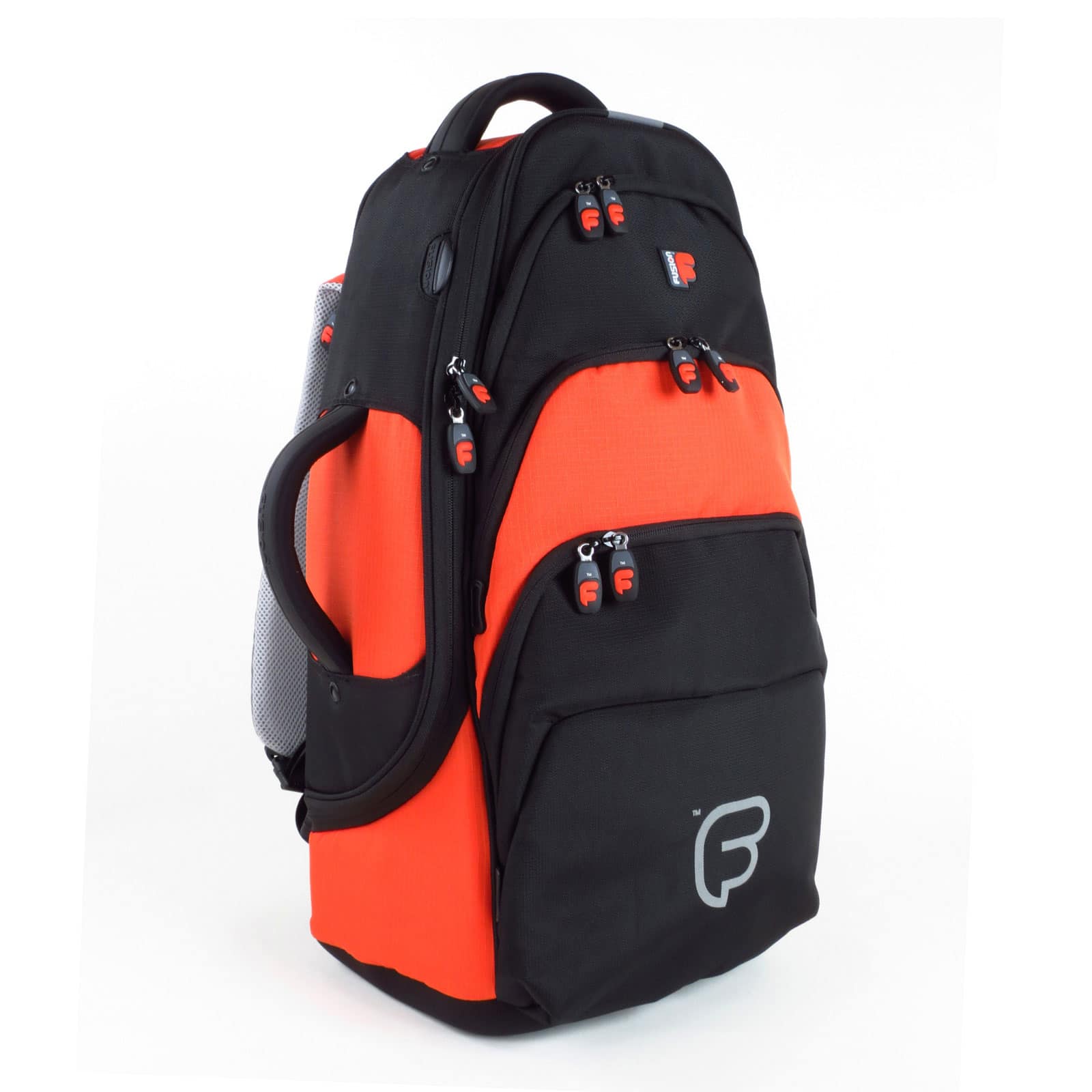 FUSION BAGS HOUSSE CORNET BARYTON NOIRE ET ORANGE PB-12-O 