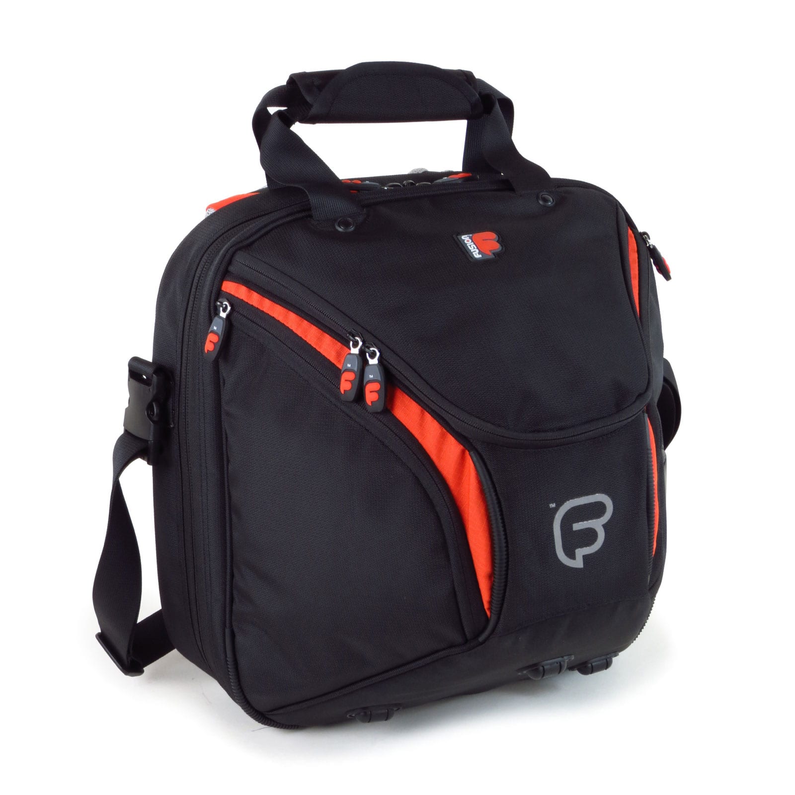 FUSION BAGS HOUSSE COR D'HARMONIE (PAVILLON DETACHABLE) NOIRE ET ORANGE PB-17-O 