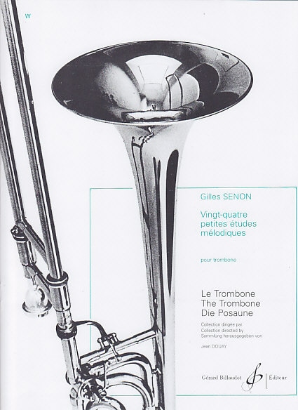 BILLAUDOT SENON GILLES - 24 PETITES ETUDES MELODIQUES - TROMBONE TENOR