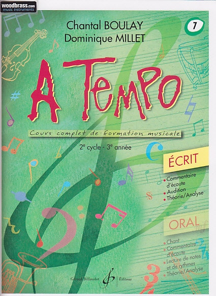 BILLAUDOT BOULAY C., MILLET D. - A TEMPO, VOL. 7 ECRIT