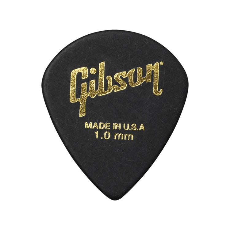 GIBSON ACCESSORIES MODERN GUITAR PICKS 6 PACK BLACK 1.0MM GUITAR PICKS