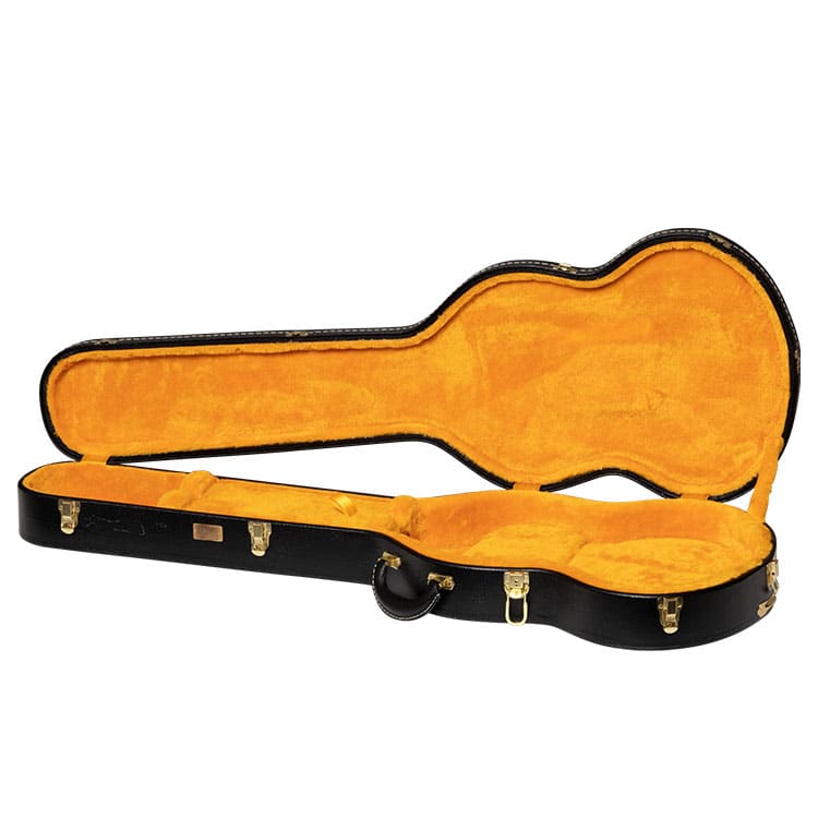 GIBSON ACCESSORIES LIFTON HISTORIC BLACK/GOLDENROD HARDSHELL CASE, SG