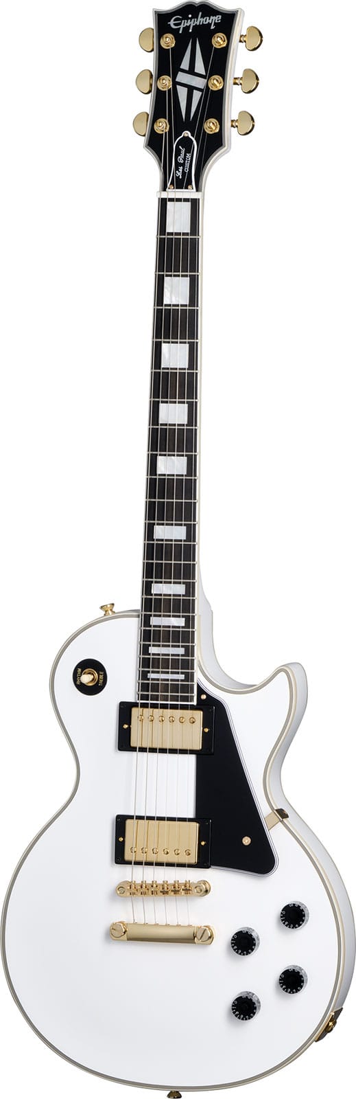 EPIPHONE LES PAUL CUSTOM ALPINE WHITE IBGCS