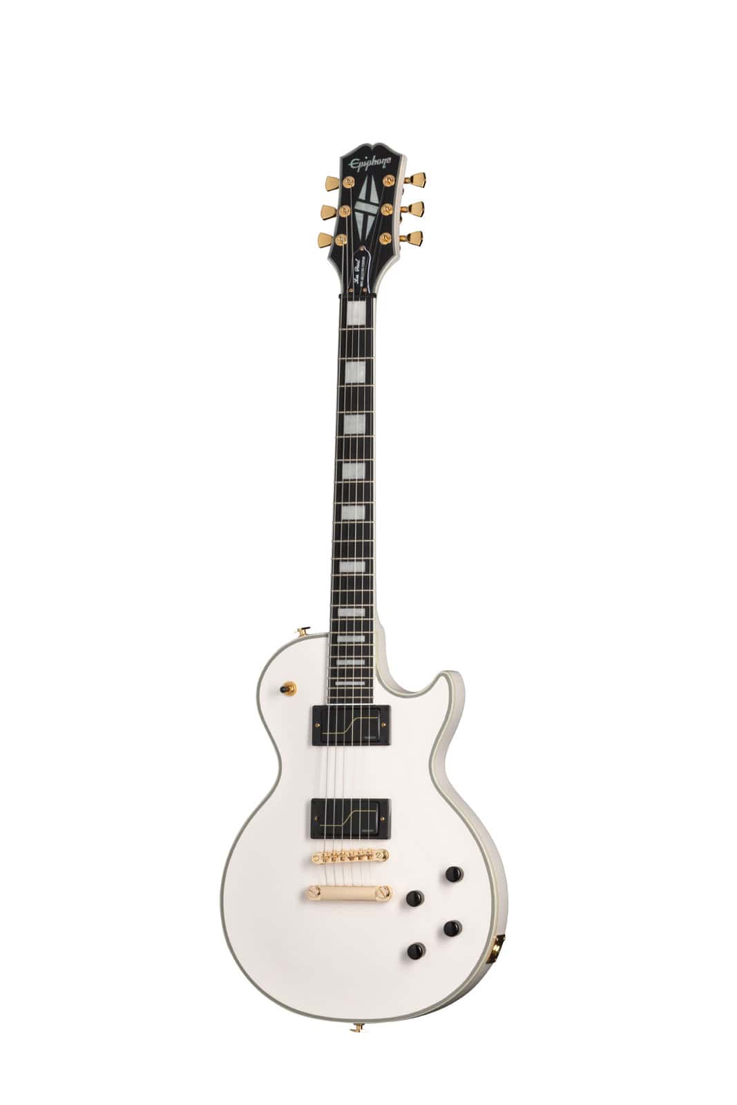 EPIPHONE LES PAUL CUSTOM ORIGINS MATT HEAFY + ETUI BONE WHITE ARTIST IBG