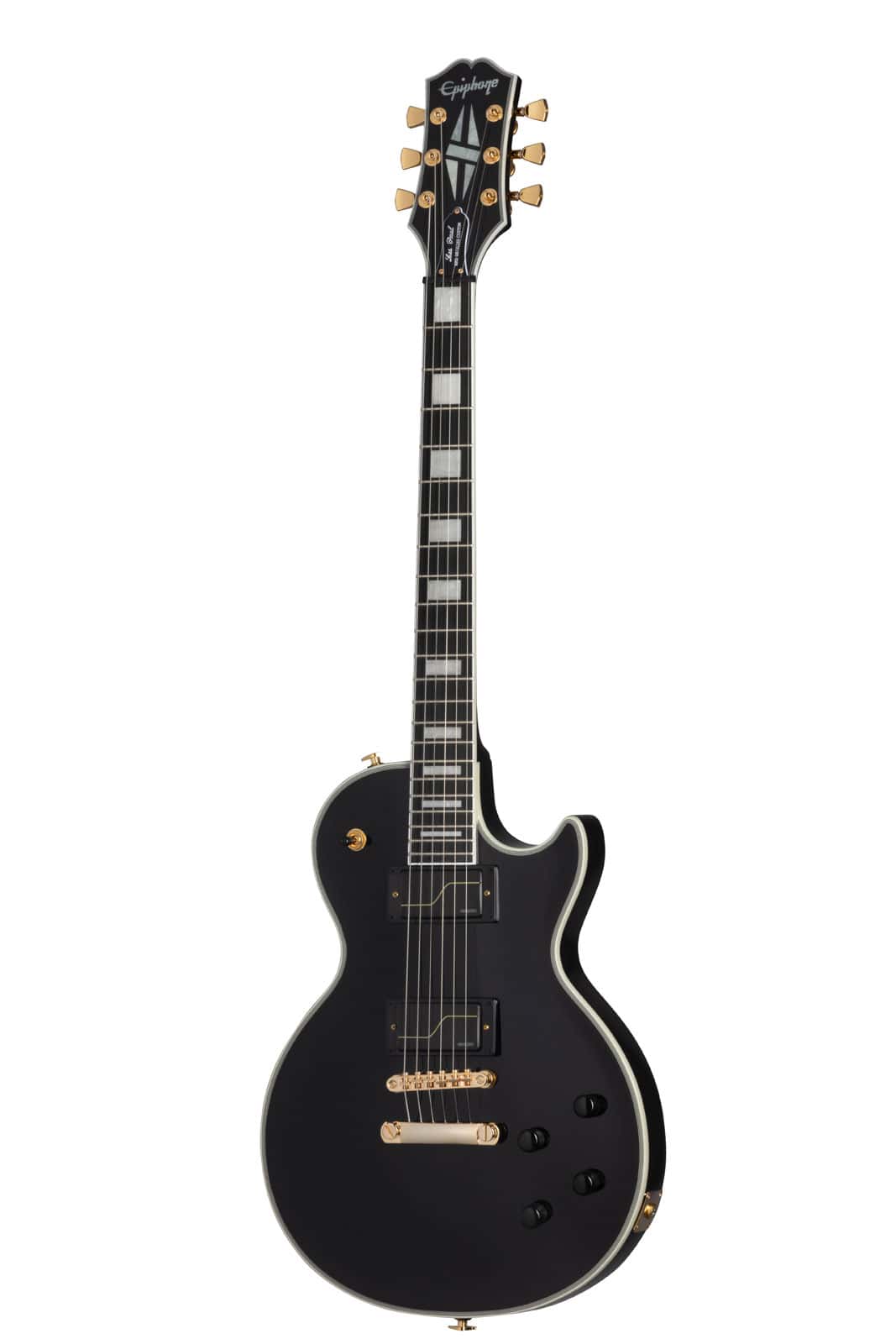 EPIPHONE LES PAUL CUSTOM ORIGINS MATT HEAFY + ETUI EBONY ARTIST IBG