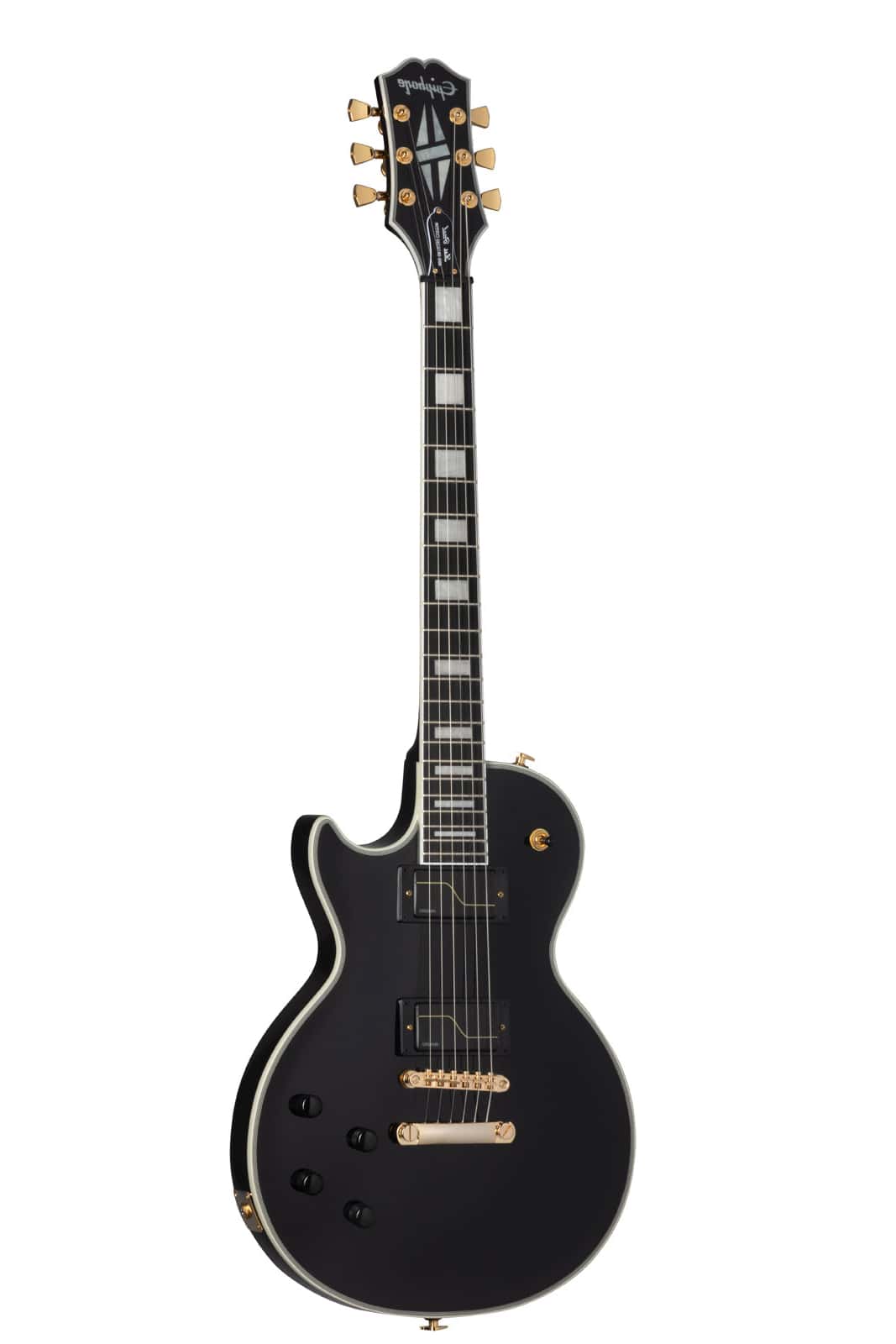 EPIPHONE LES PAUL CUSTOM ORIGINS MATT HEAFY + ETUI EBONY GAUCHER ARTIST IBG