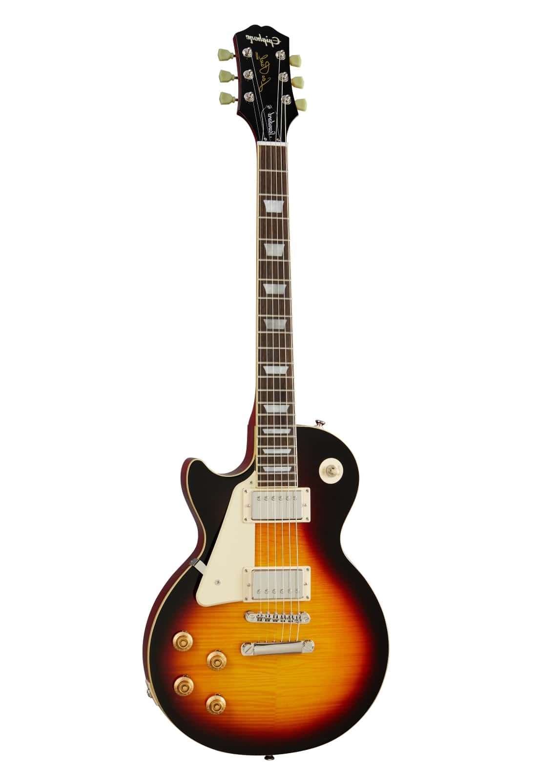 EPIPHONE LES PAUL STANDARD 50S VINTAGE SUNBURST GAUCHER ORIGINAL IBG