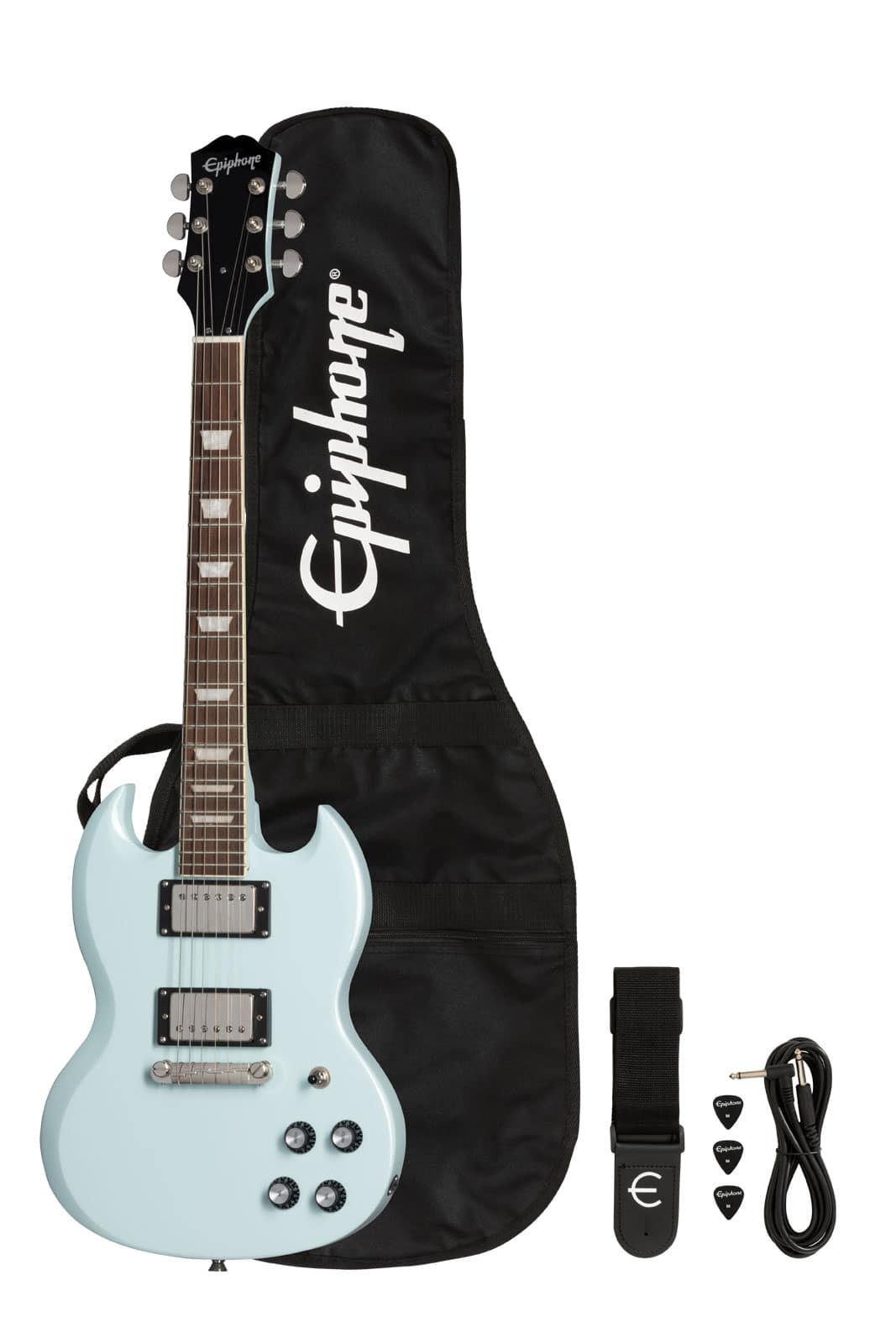 EPIPHONE SG POWER PLAYERS PACK ICE BLUE MODERN IBGCS