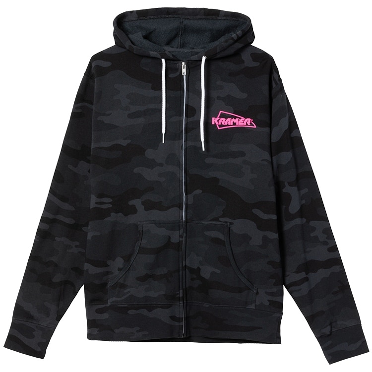 KRAMER LIFESTYLE KRAMER CAMO FULLZIP HOODIE BLACK MD