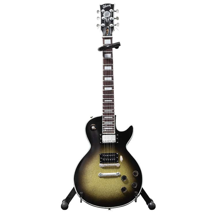 GIBSON ACCESSORIES ADAM JONES SILVERBURST LES PAUL MINI GUITAR MODEL