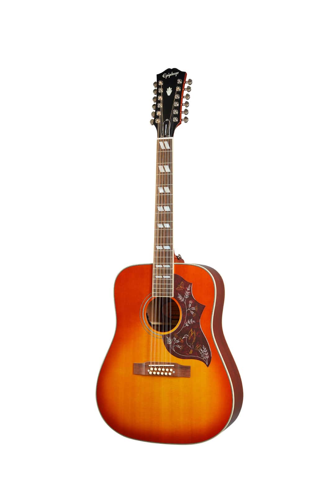 EPIPHONE HUMMINGBIRD 12 AGED CHERRY SUNBURST IBGCS