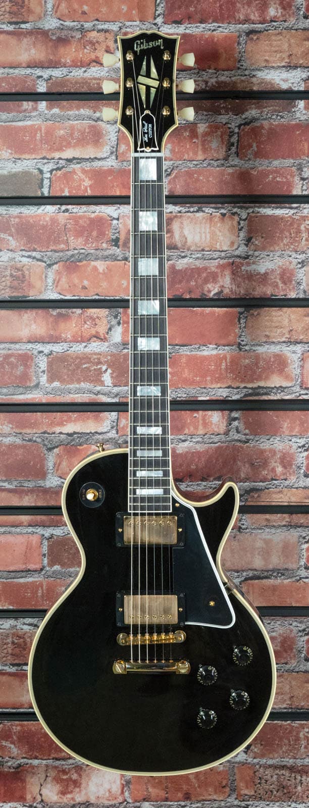 GIBSON CUSTOM LES PAUL CUSTOM 1957 REISSUE 2-PICKUP ULTRA LIGHT AGED EBONY CS HRC MLC