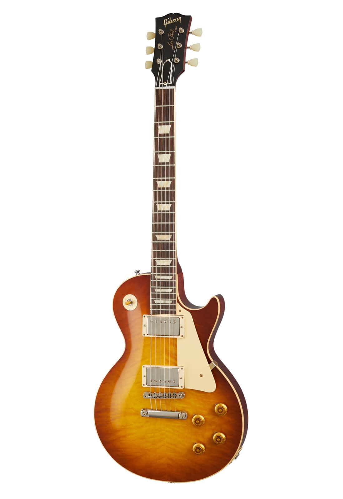 GIBSON CUSTOM LES PAUL STANDARD 1959 REISSUE VOS ICED TEA BURST CS HRC