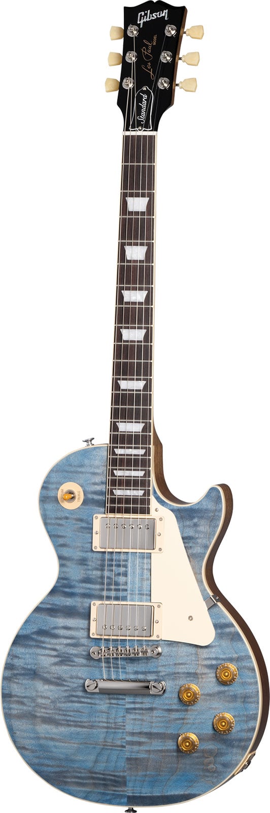 GIBSON USA LES PAUL STANDARD 50S FIGURED TOP OCEAN BLUE