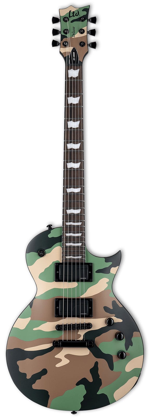 LTD GUITARS ECLIPSE EC-1000 WOODLAND CAMO SATIN