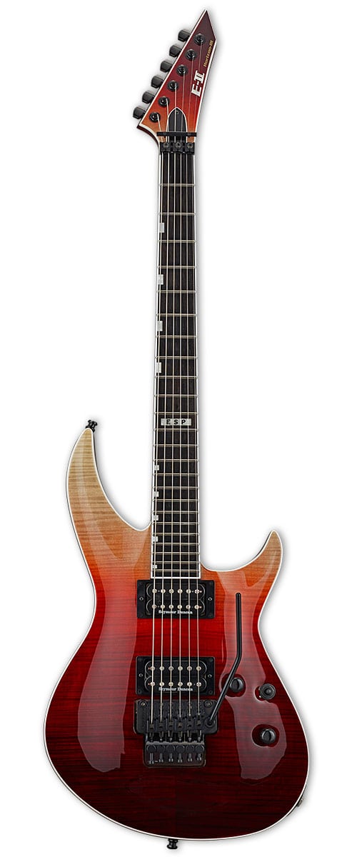 ESP E-II HORIZON III FR FLAMED MAPLE BLACK CHERRY FADE