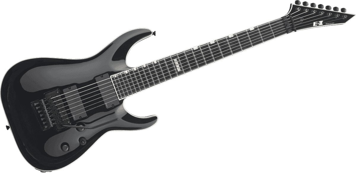 ESP E-II HORIZON 7-CORDES BLACK