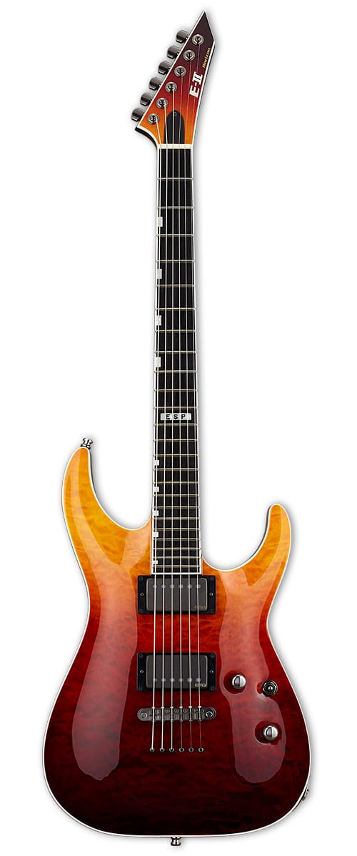 ESP E-II HORIZON NT-II TIGER EYE AMBER FADE