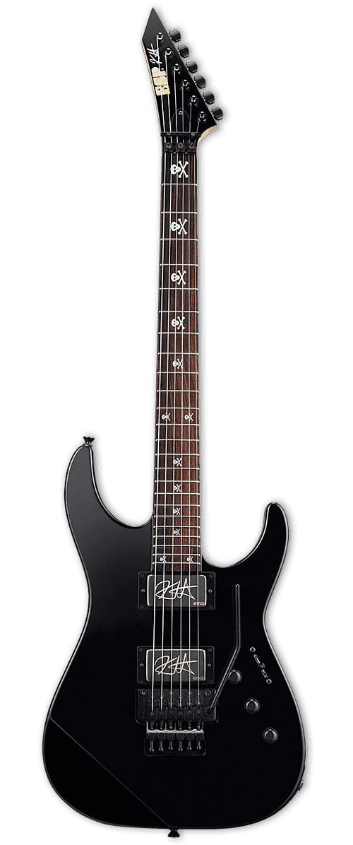 ESP SIGNATURE KIRK HAMMETT KH-2 NECK THRU BLACK