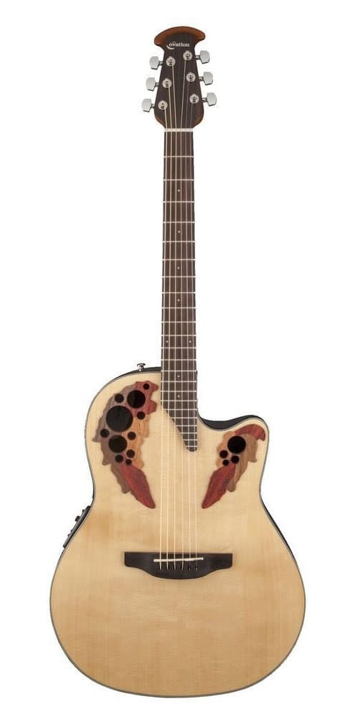 OVATION CELEBRITY ELITE MID CUTAWAY NATURAL