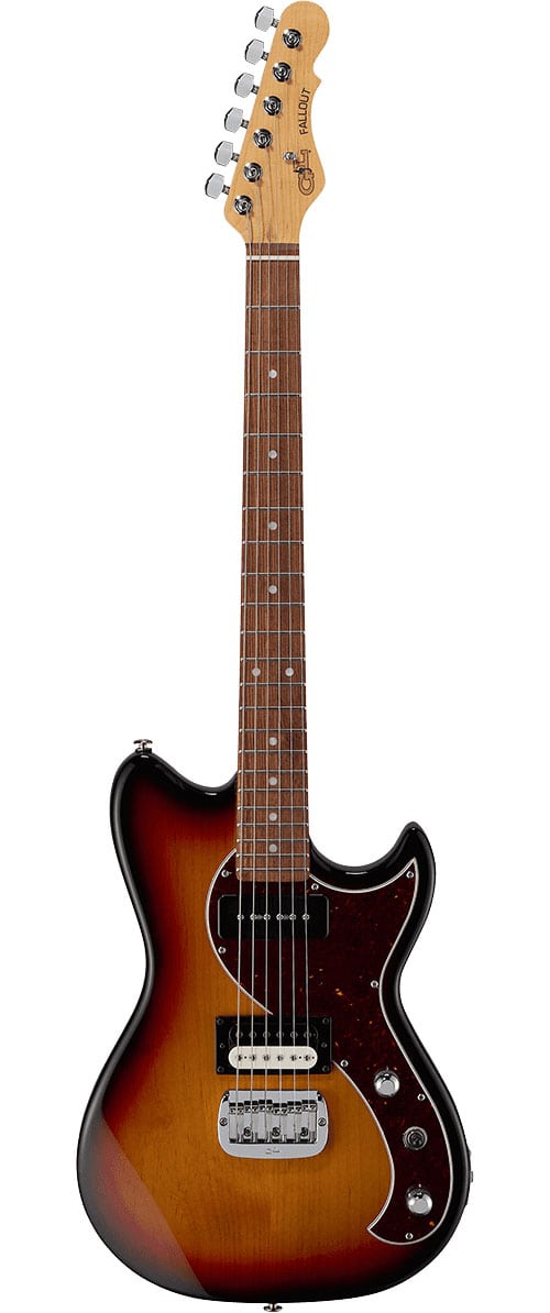 G&L FULLERTON DELUXE FALLOUT 3 TONE SUNBURST RW