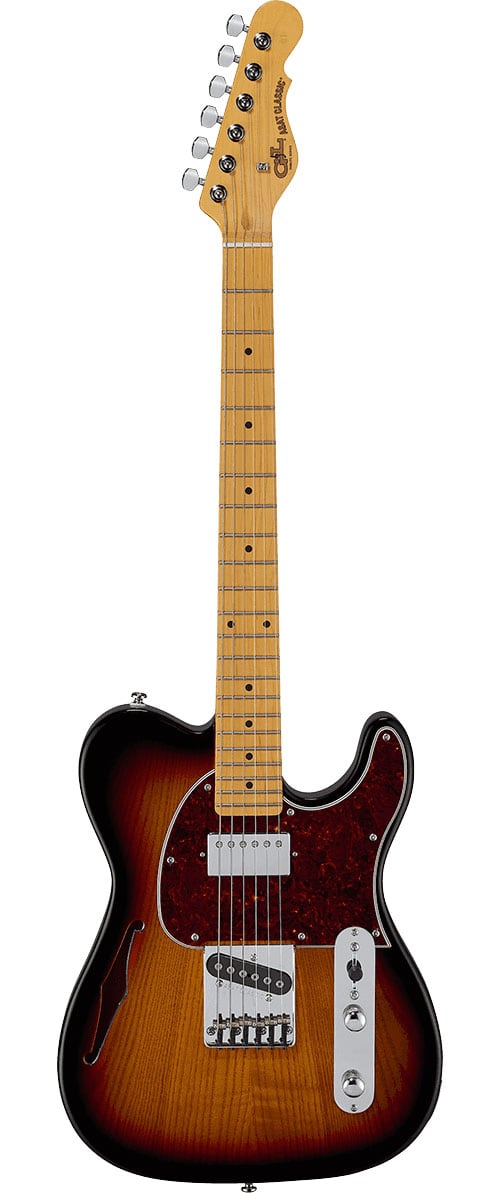 G&L TRIBUTE ASAT CLASSIC BLUESBOY THINLINE 3 TONE SUNBURST