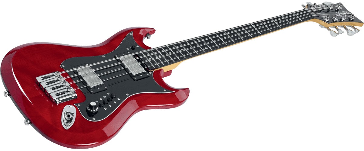 HAGSTROM RETROSCAPE H8II ROUGE CERISE TRANSPARENT