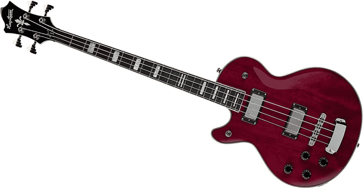 HAGSTROM GAUCHER SWEDE BASS CHERRY RED