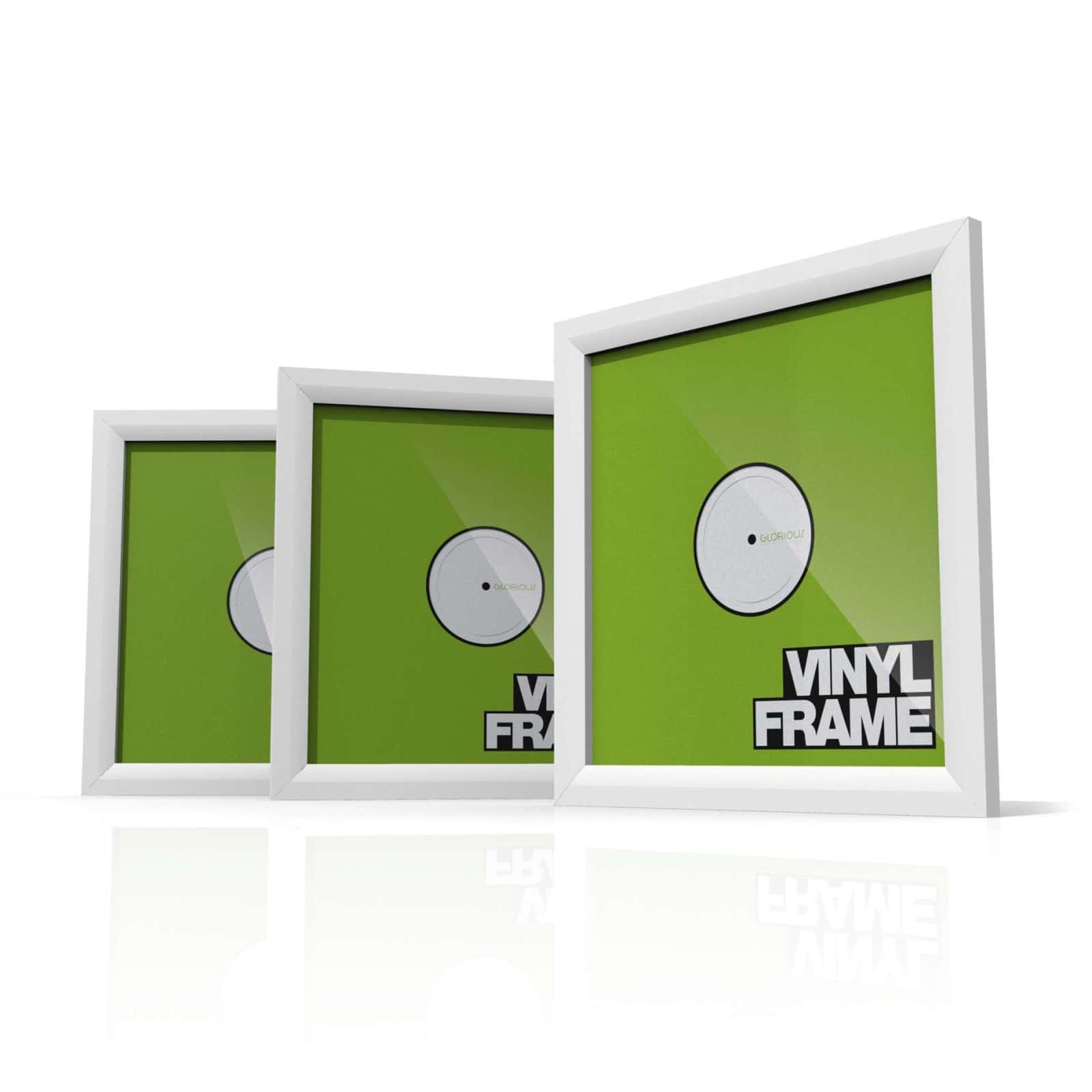 GLORIOUS DJ VINYL FRAME SET 12 - WHITE