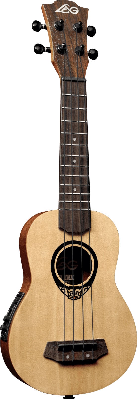 LAG TIKI BABY TKU150SE UKULELE BABY -SOPRANO SLIM ARCHED BACK