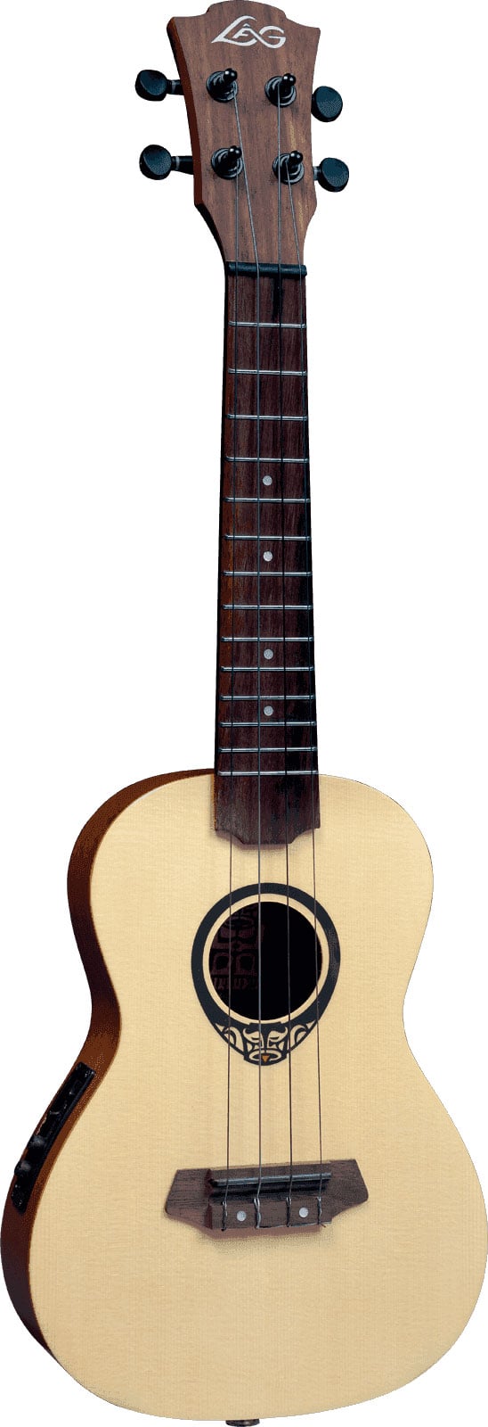 LAG TIKI TKU150CE UKULELE CONCERT SLIM ARCHED BACK