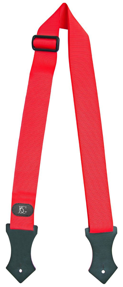 BG ROCKS SANGLE ELECTRIQUE - NYLON - ROUGE