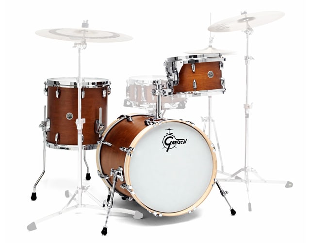 GRETSCH DRUMS USA BROOKLYN JAZZ 18 SATIN MAHOGANY