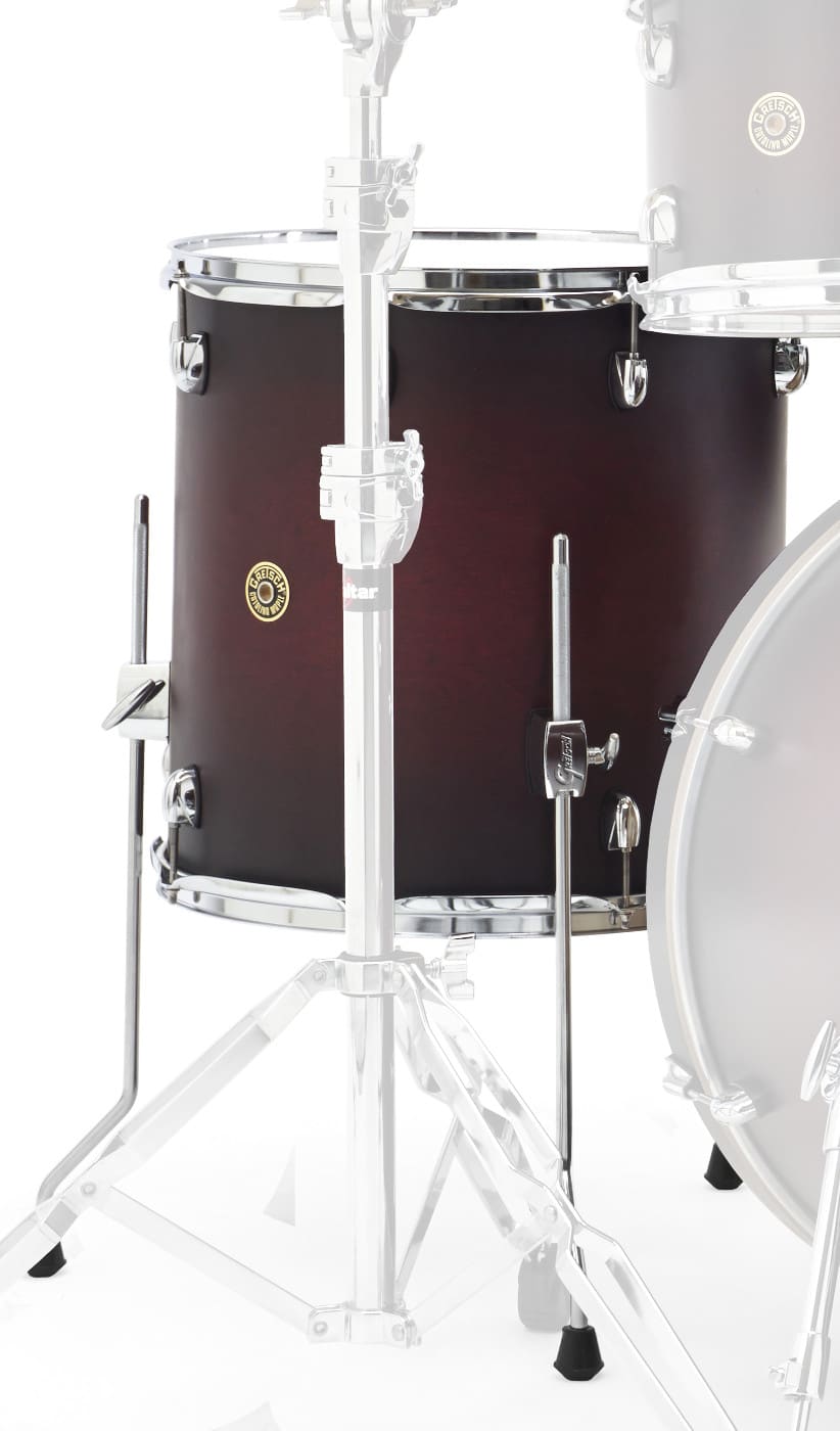 GRETSCH DRUMS CATALINA MAPLE 14X14 SATIN DEEP CHERRY BURST 