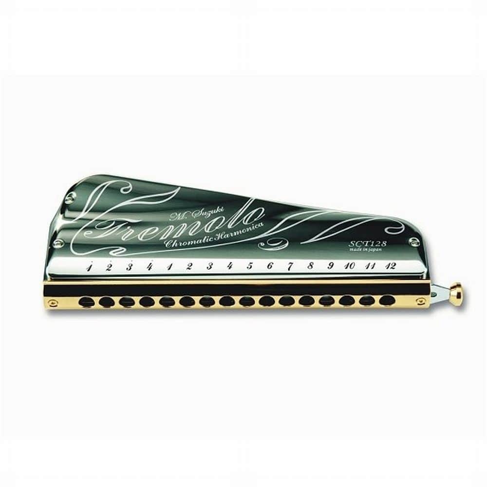 HARMONICA CHROMATIQUE TREMOLO SCT128