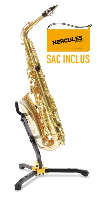 HERCULES STANDS STAND SIMPLE DE SAXOPHONE ALTO/TENOR DS530BB