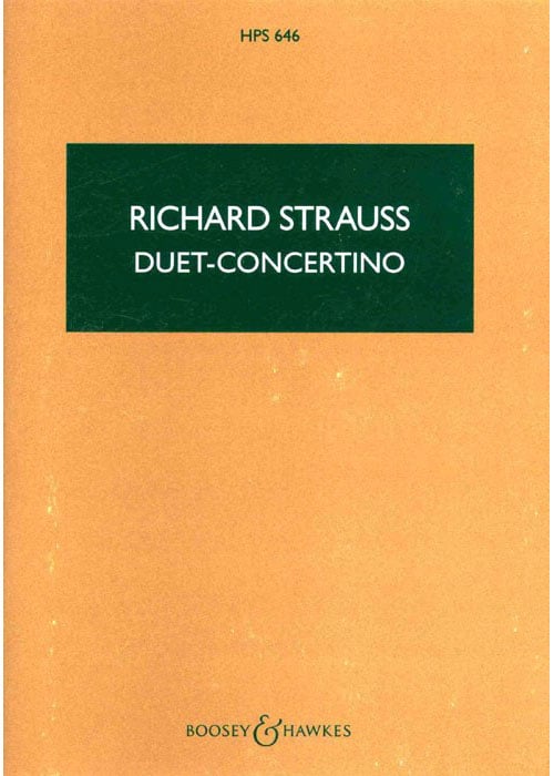 BOOSEY & HAWKES STRAUSS R. - DUET CONCERTINO o.OP. AV 147 - CONDUCTEUR