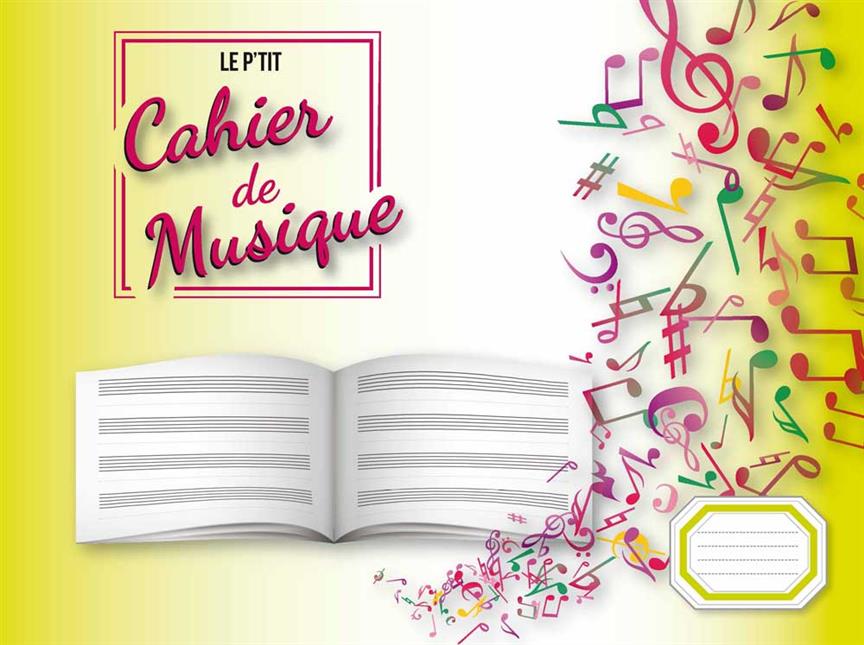 COUP DE POUCE CAHIER DE MUSIQUE 4 PORTEES