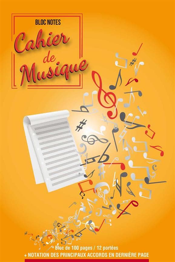 COUP DE POUCE CAHIER DE MUSIQUE BLOC