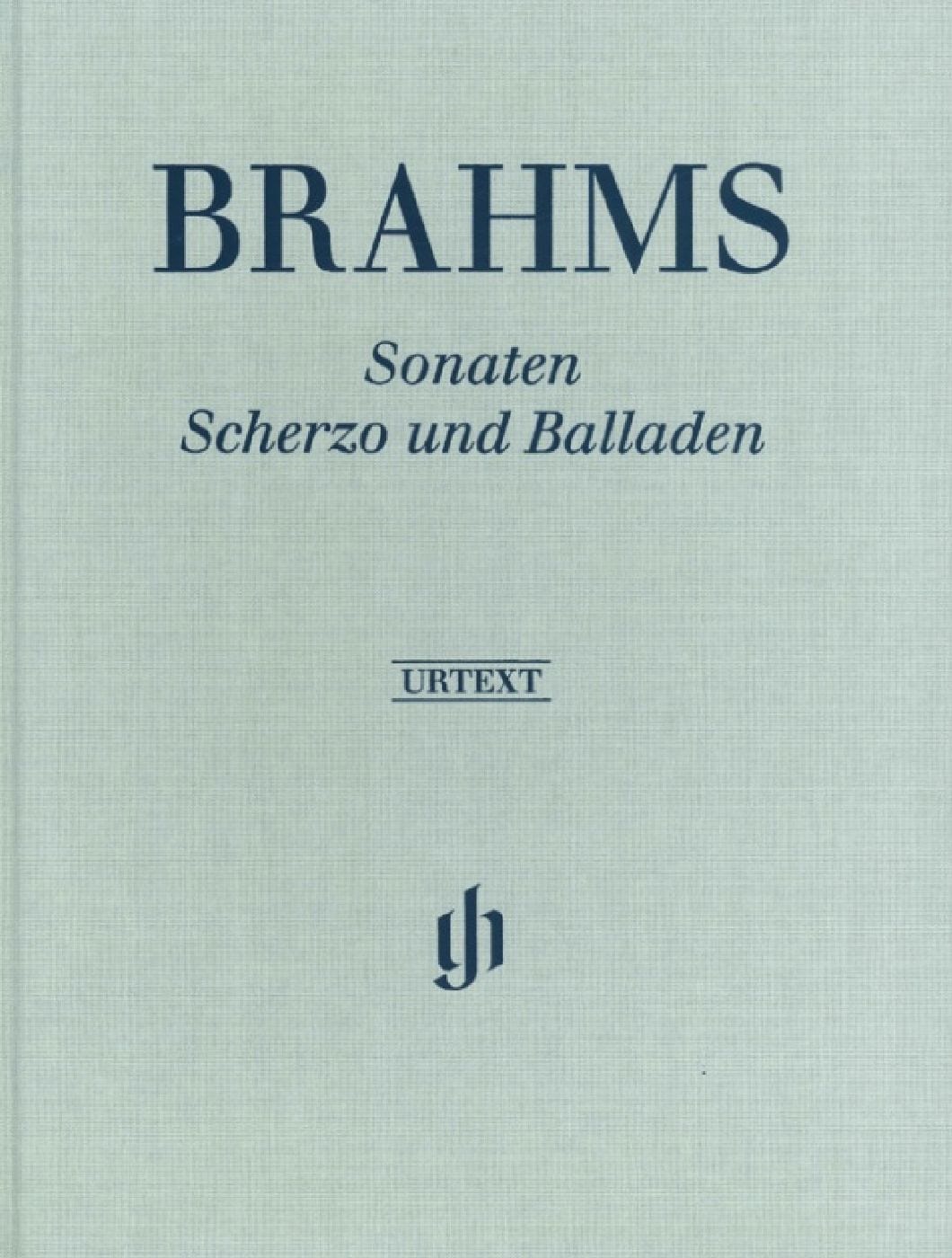 HENLE VERLAG JOHANNES BRAHMS - SONATAS, SCHERZO AND BALLADS PB - PIANO