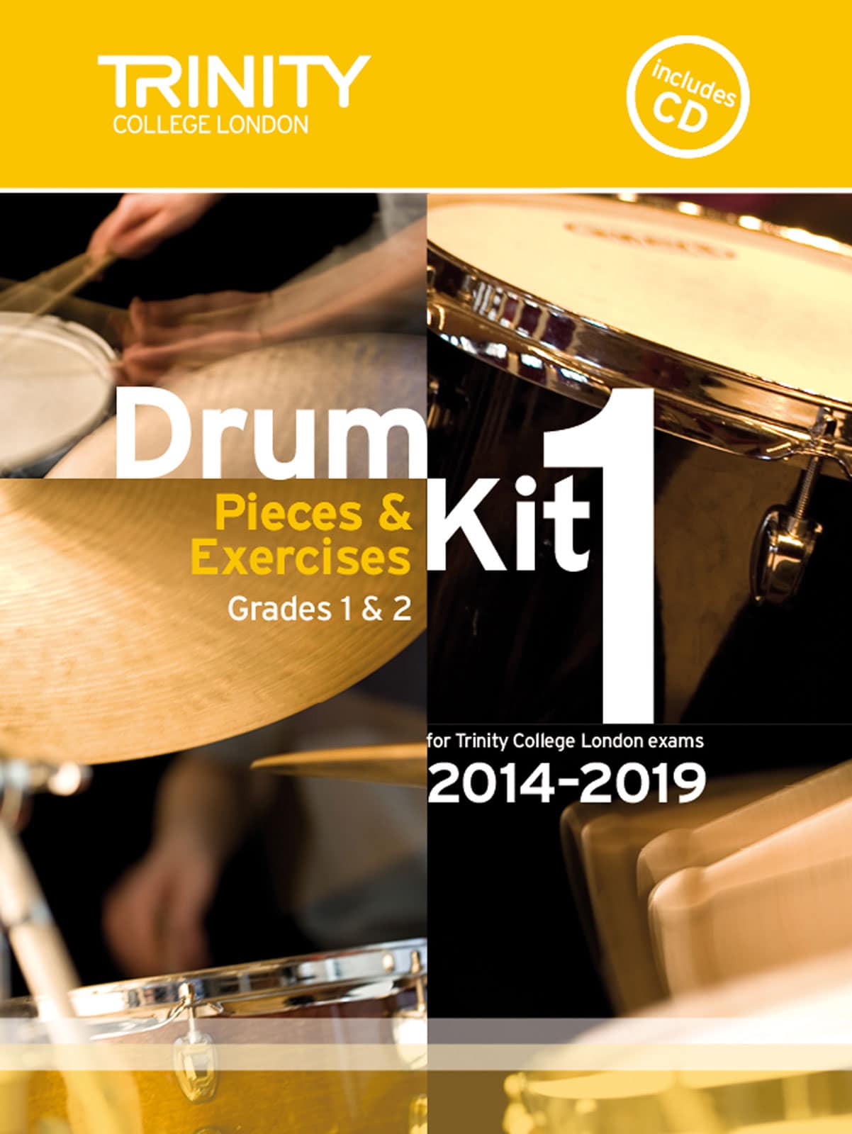 TRINITY GUILDHALL DRUM KIT 1 (GRADES 1 & 2) + CD 