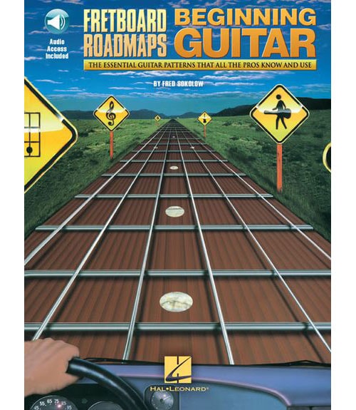 HAL LEONARD SOKOLOW FRED FRETBOARD ROADMAPS FOR THE BEGINNING GUITARIST + MP3 - GUITAR