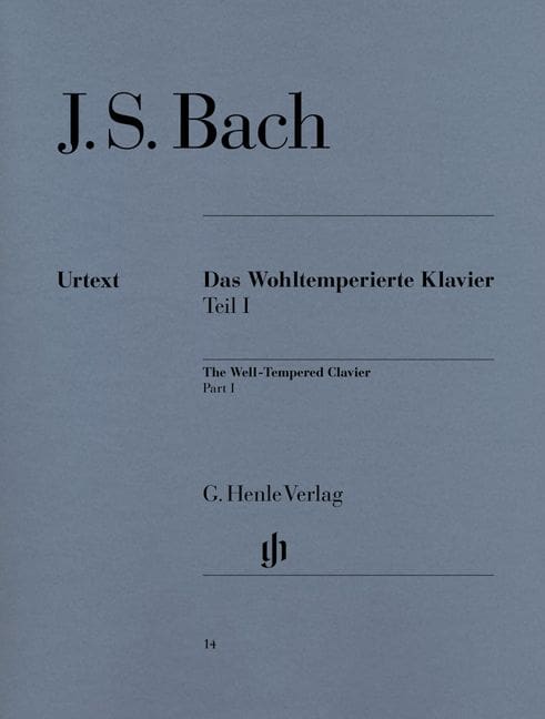 HENLE VERLAG BACH J.S. - LE CLAVIER BIEN TEMPERE 846-869, PART I