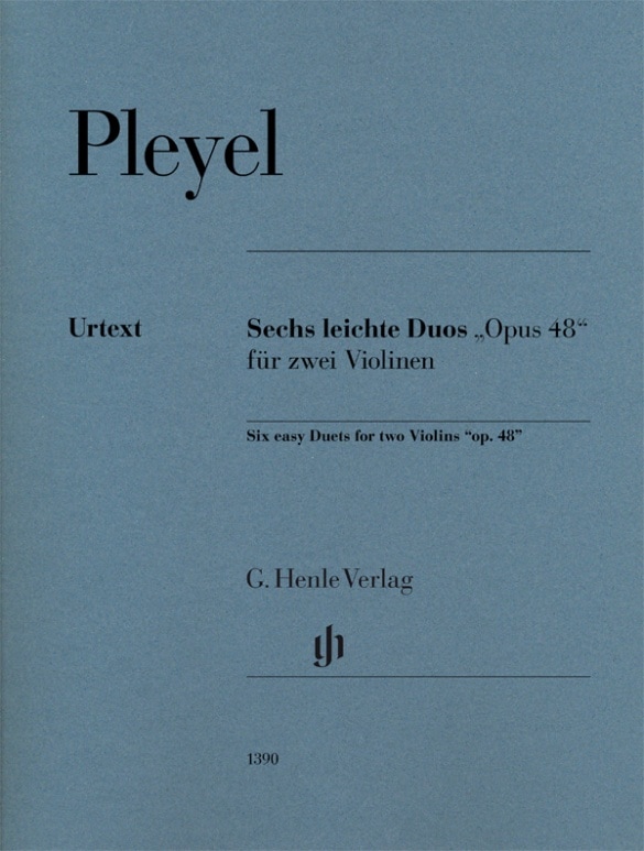 HENLE VERLAG PLEYEL IGNAZ - 6 DUOS FACILES OP.48 - 2 VIOLONS