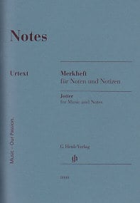 HENLE VERLAG CARNET HENLE NOTES 