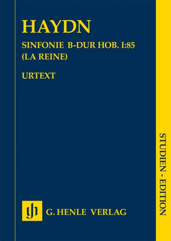 HENLE VERLAG HAYDN JOSEPH - SINFONIE B-DUR HOB. I:85 