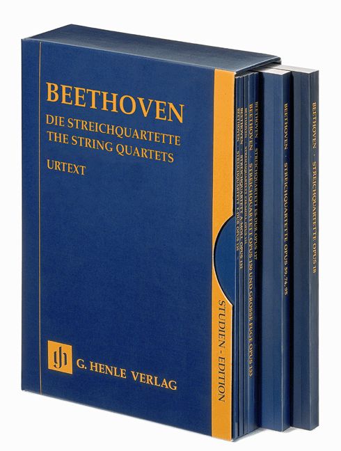 HENLE VERLAG BEETHOVEN L.V. - LES QUATUORS A CORDES 