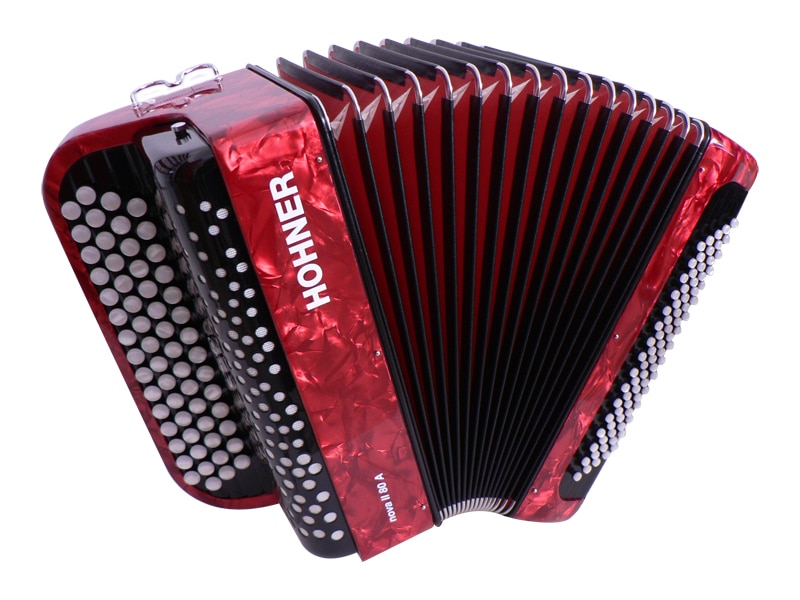 HOHNER NOVA II 80A ROUGE TOUCHES BOUTONS