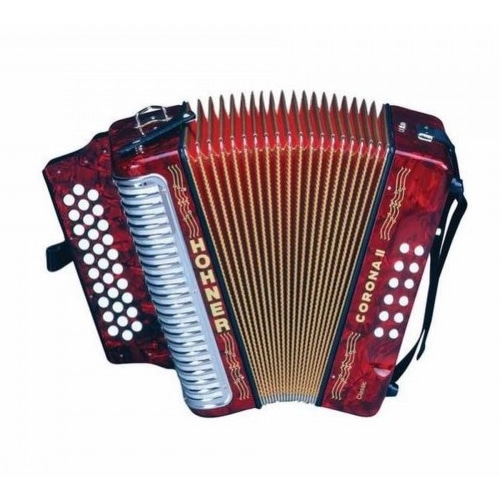 HOHNER CORONA 2 GCF ROUGE 